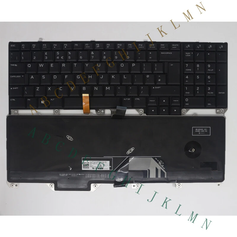 MF+   For Dell Keyboard Alienware 17 R4 R5 Laptop Backlit  PK131QB1A15