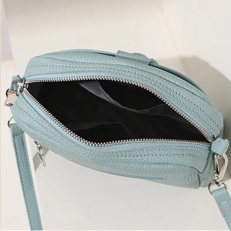 PU Leather Small Shell Shoulder Crossbody Bag Female Luxury Design Purse and Handbag For Women Small Simple Phone Purse Satchels