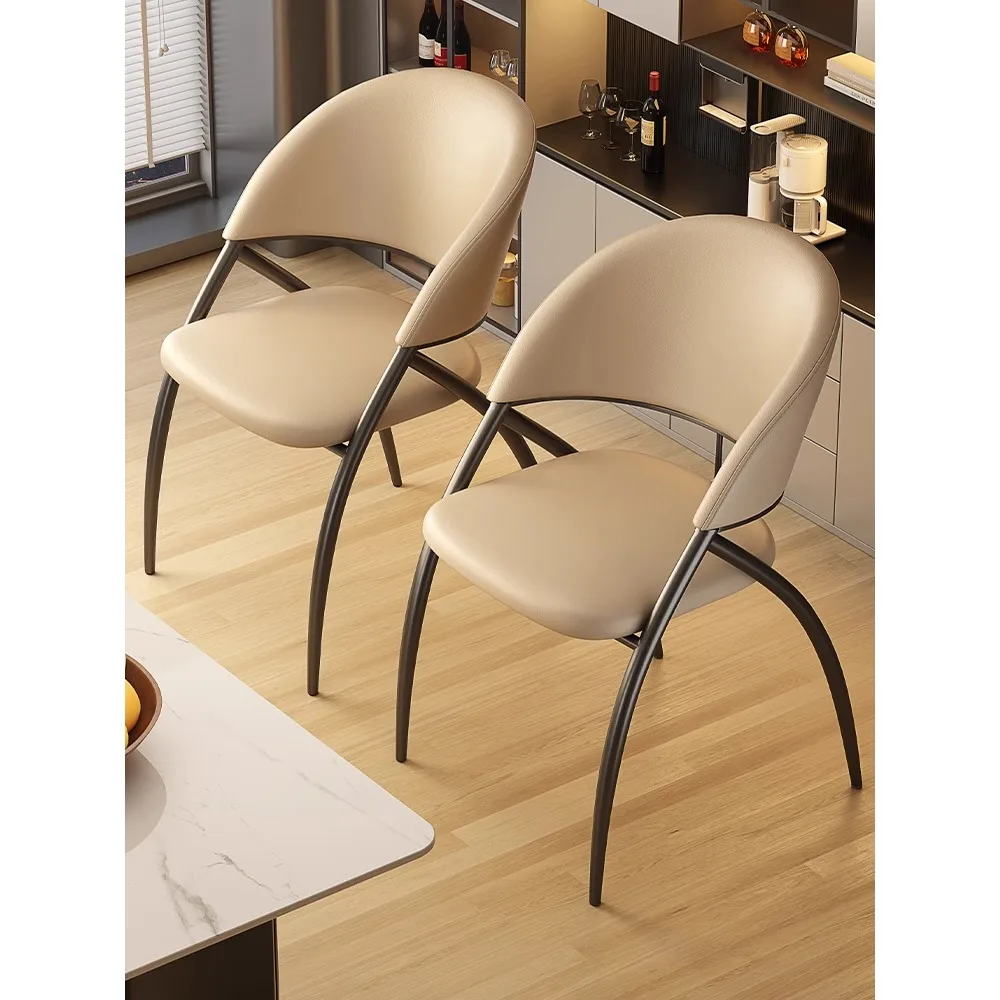 

Dining chairs for household use, 2023 new high-end chairs, simple and modern light luxury dining tables, chairs, leisure hotels,