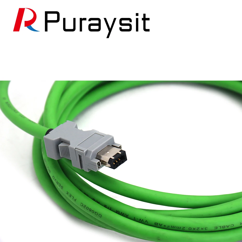 Puraysit Servo Motor Encoder Cable VW3M8D2AR30 VW3M8D2AR50 VW3M8D2AR80 VW3M8D2AR100 for Schneider