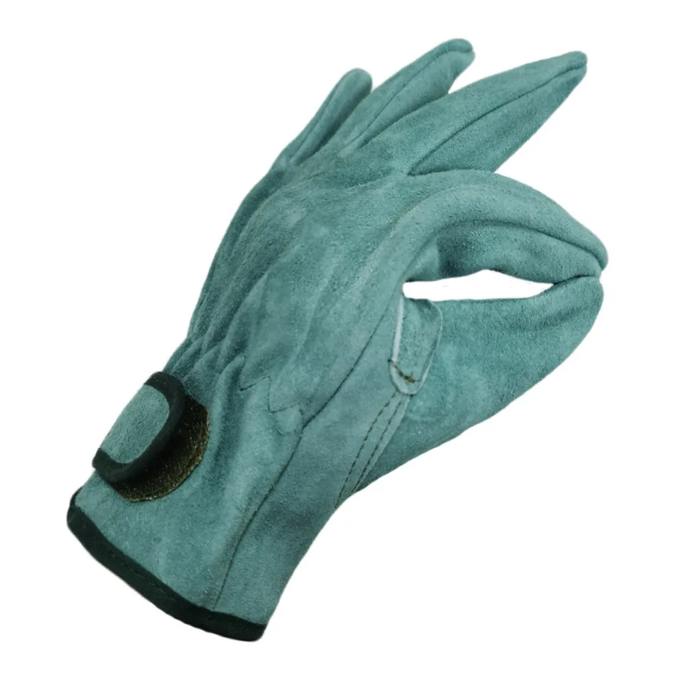 

Heavy Duty Leather Working Gloves for Men Welding Construction Gardening Work Stab-proof Wear-resistant Anti-slip Cut-resistant