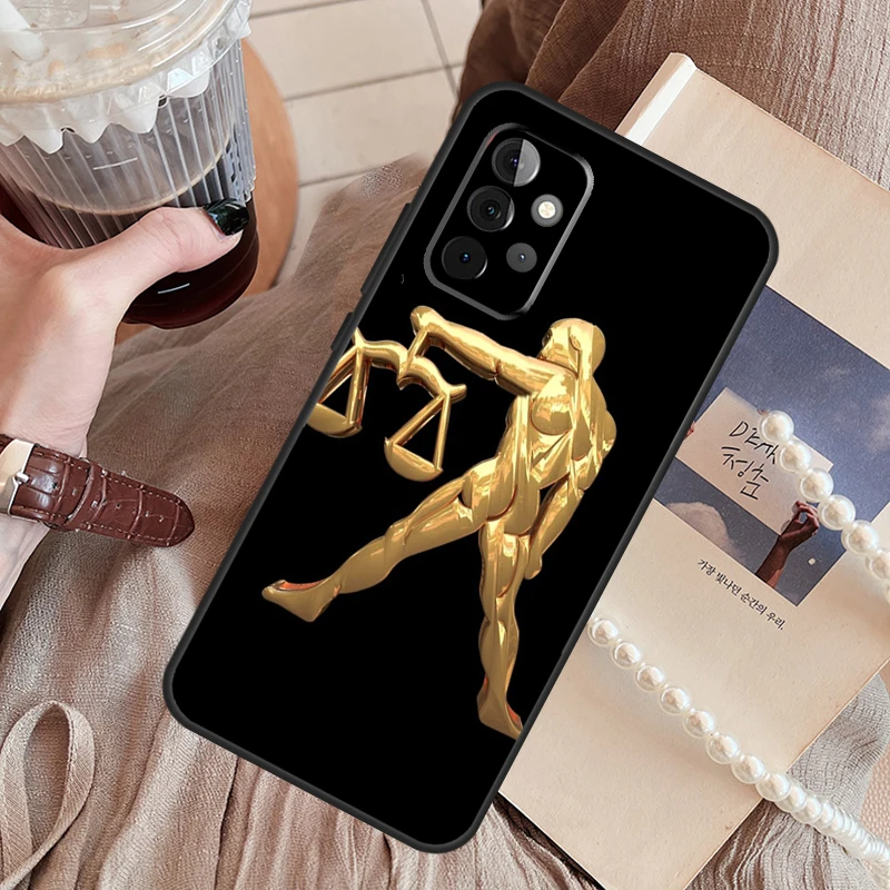 Zodiac Libra Balance Funda Phone Case For Samsung Galaxy A14 A13 A12 A54 A53 A52 A34 A33 A32 A24 A23 A22 A51 A71