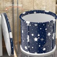 Folding Large Bathtub thickened PVC Portable Folded Bucket Baby Children Bathroom Thickening SPA Tubs For Adults hot cold Tub