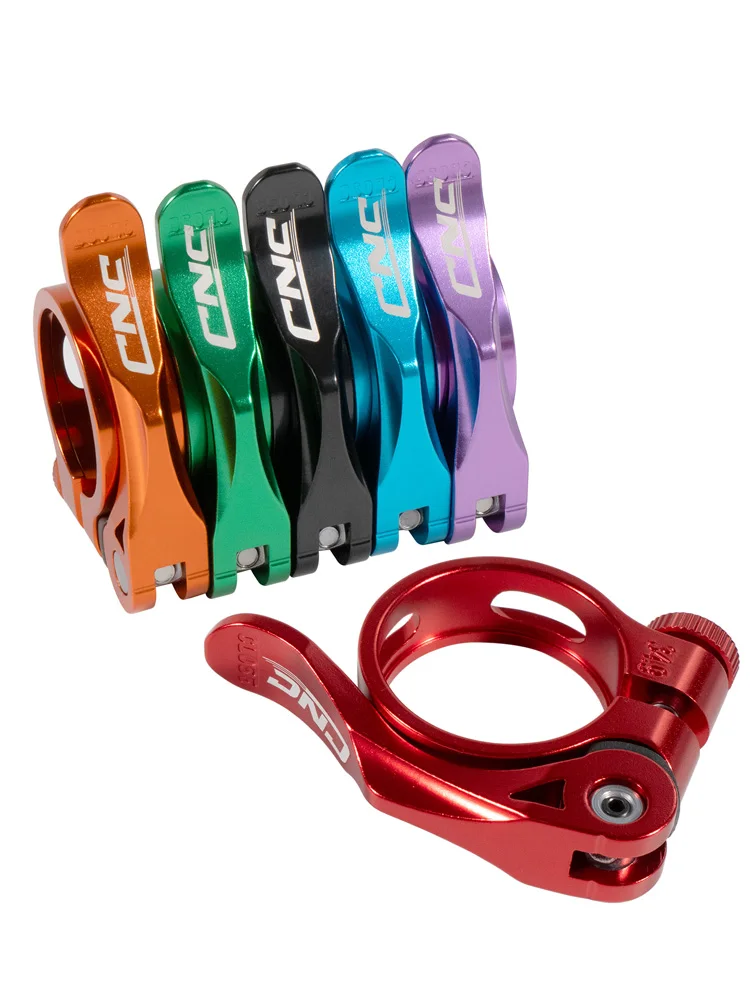 AliExpress CNCLOL Aluminum Alloy Bicycle Seatpost Clamp 31.8/34.9mm Quick Release Seat Post Collar for MTB Road Bike