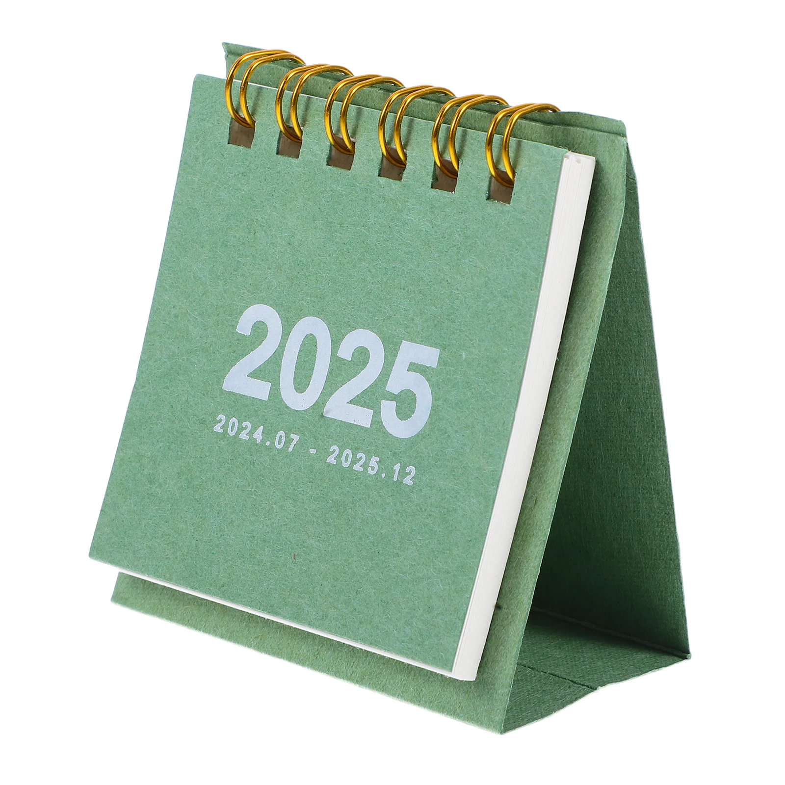 

Mini Desk Calendar 2025 Spiral Binding Small Desktop Calendar Daily Reminder Schedule Organizer Stylish Decoration Office Home