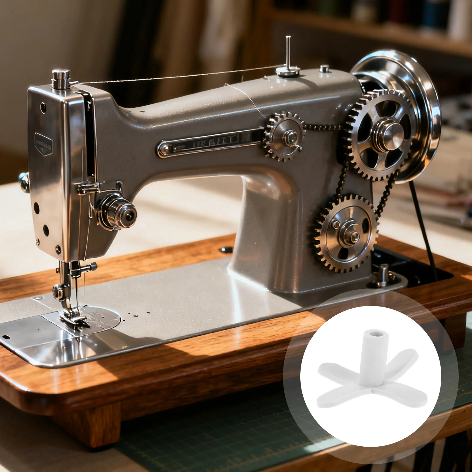 

15pcs Cone For Embroidery Industrial Machine Spool Holder Bobbin Clips Stable Universal Quilting Cone Thread Stand