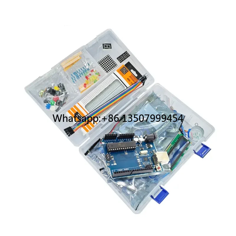 

Original Brand Starter Kit for R3 Student Learning Development Board Electronic Modules Breadboard LCD 1602 for DIY