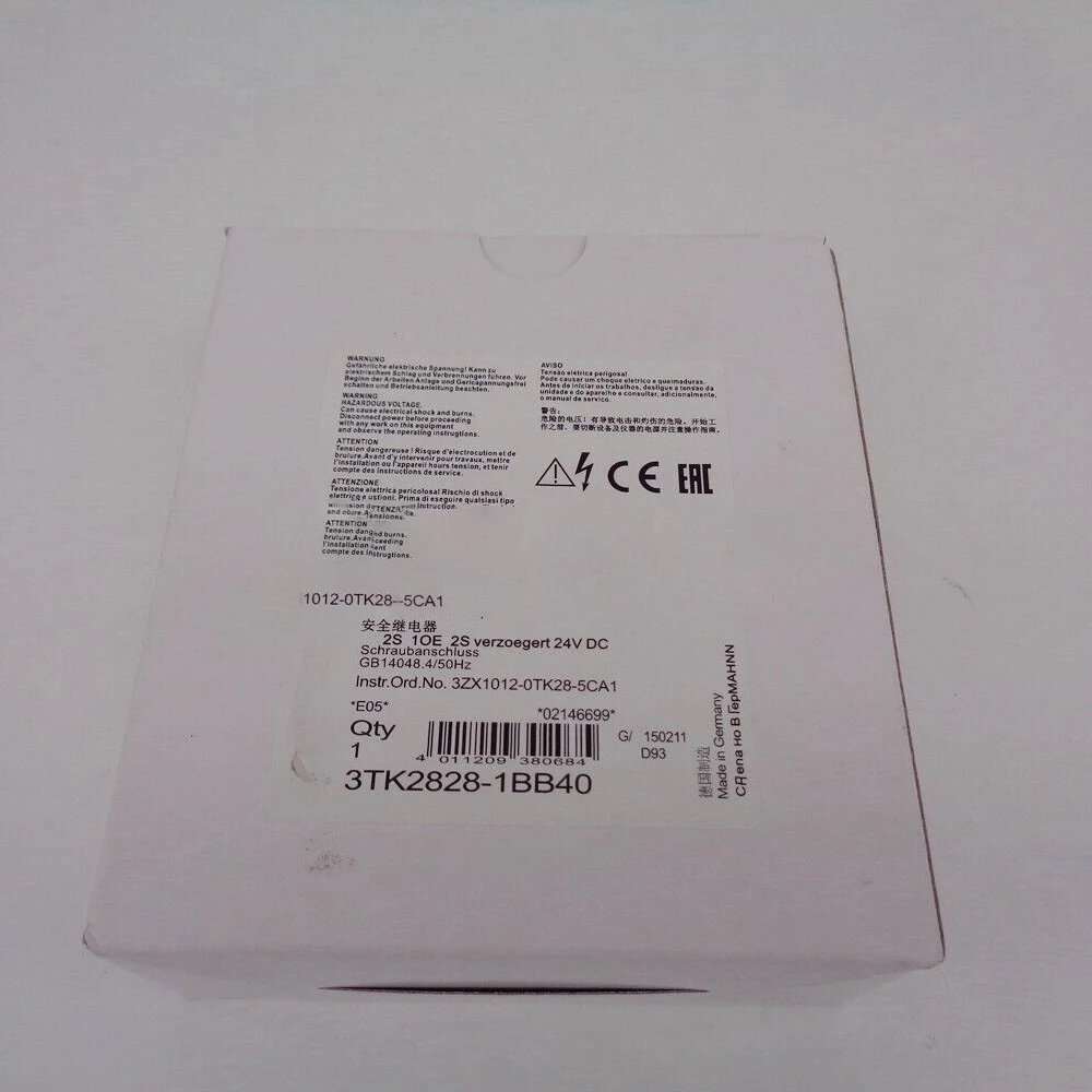 Nieuw Voor Siemens 3tk2828-1bb40 24V Veiligheidsrelais Module In Doos