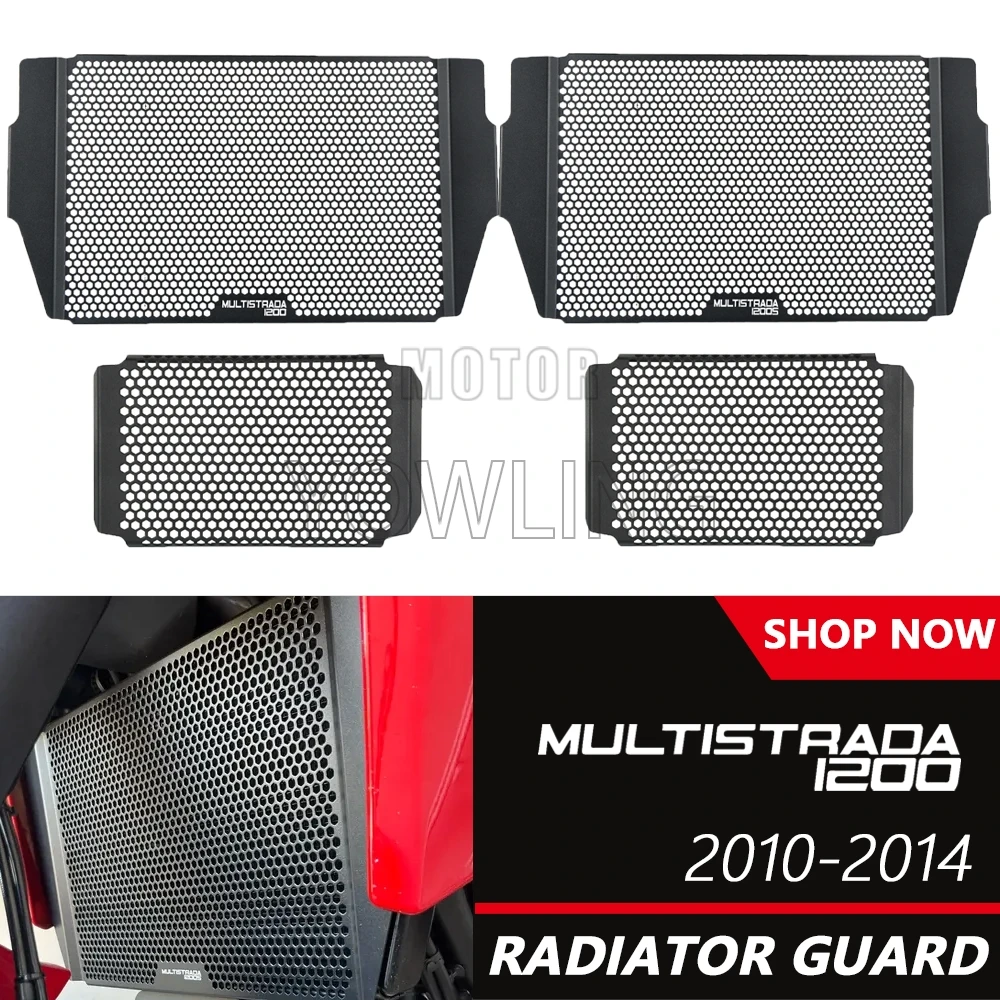 

For Ducati Multistrada 1200S 1200 S Touring /Sport /Pikes Peak / GT 2010-2014 Radiator Protection Grille Cover Oil Cooler Guard