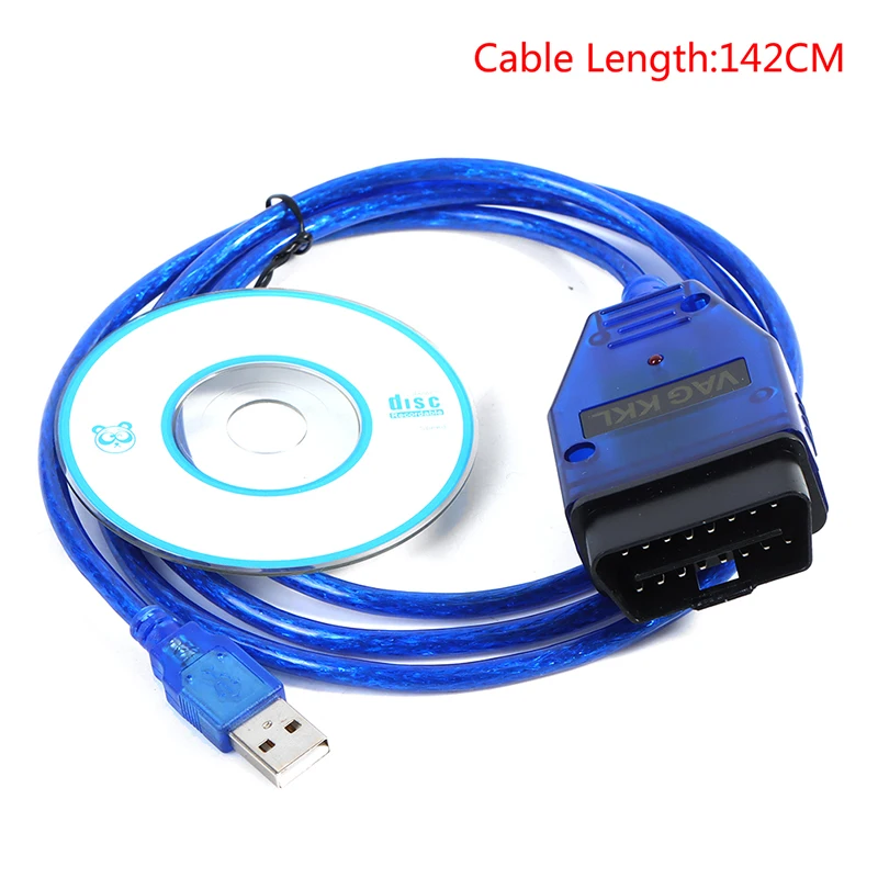 VAG-COM 409 Com Vag 409.1 Kkl USB Diagnostic Cable Scanner Interface New