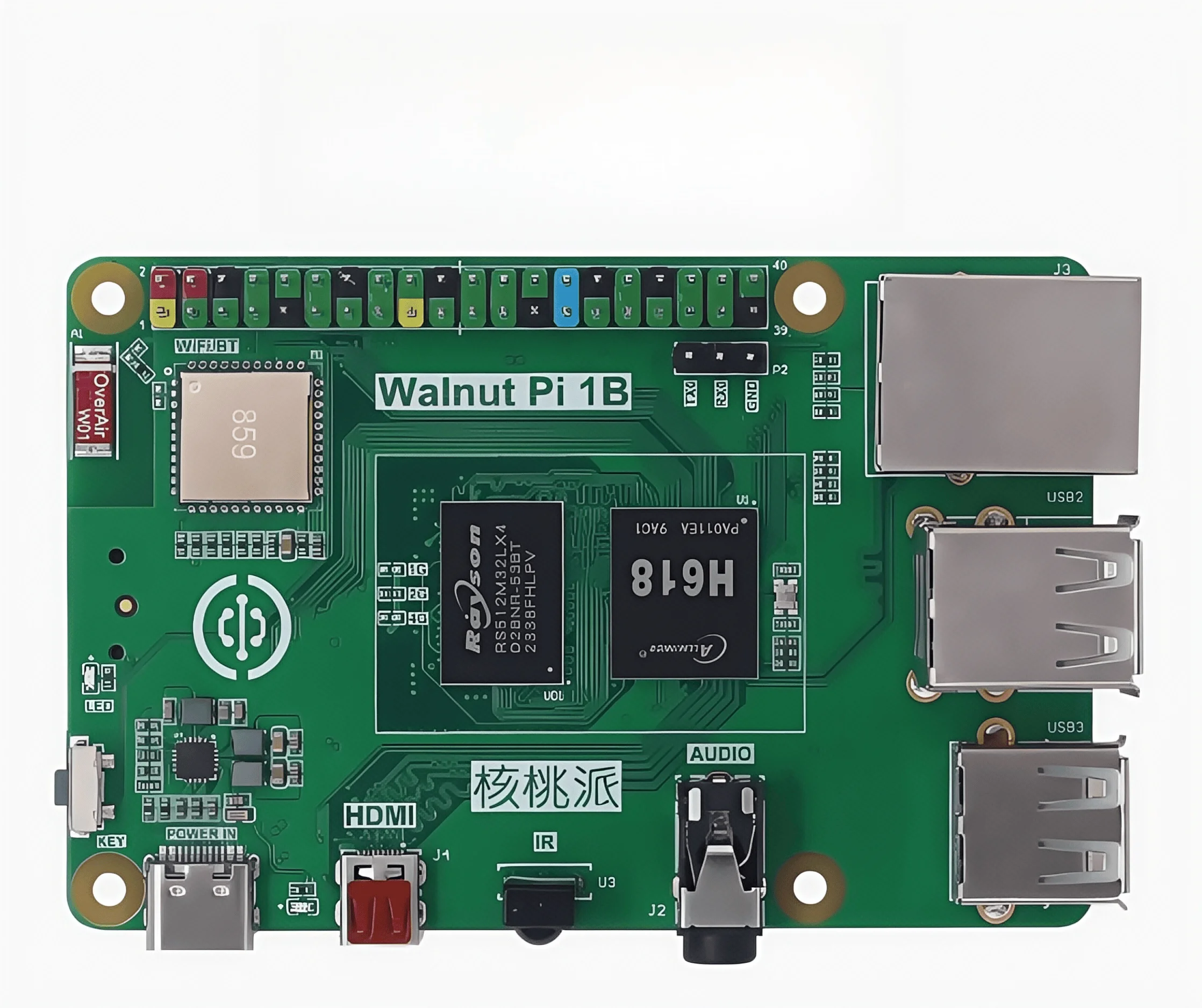 WalnutPi 1B Linux Development Board Python Programming Allwinner H618 H616 Raspberry Pi