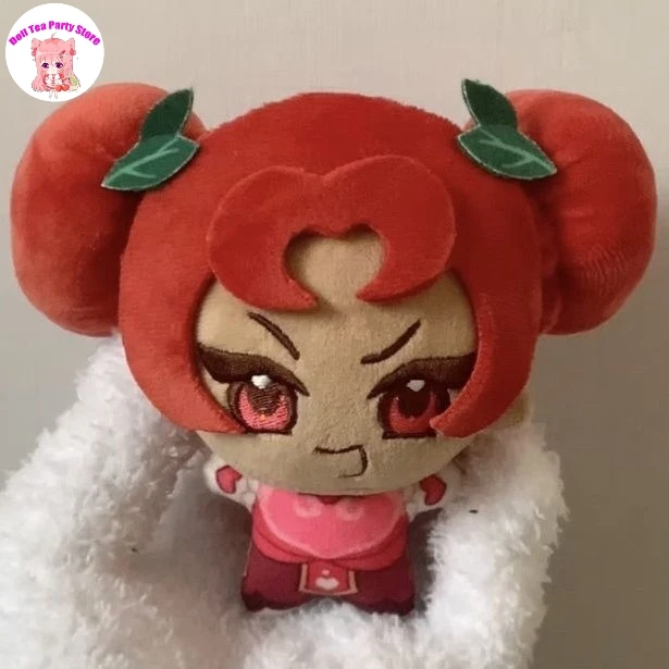 

Cookie Kingdom Hollyberry Cookie 10cm Cotton Doll NuNu Body Cosplay Anime Mini Soft Plushies Toy Figures Game Fans Gift