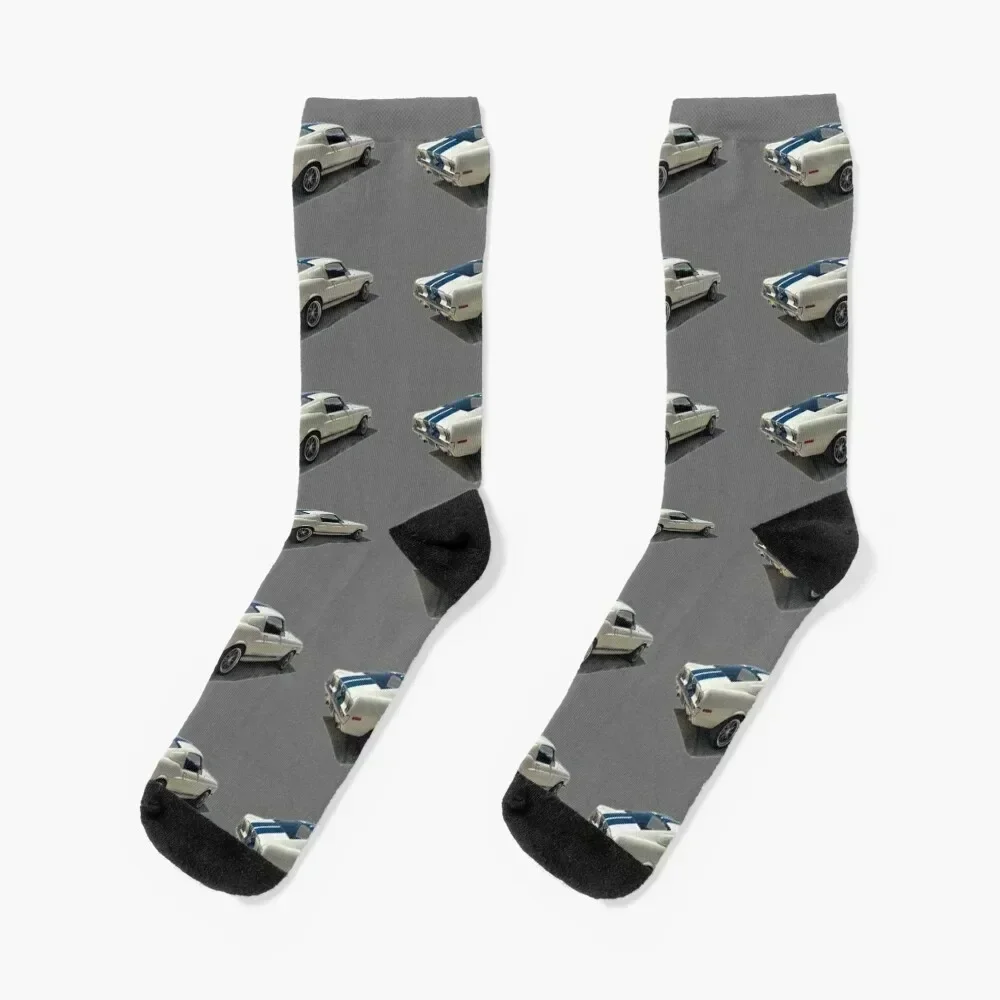 

Shelby Mustang GT350 back Socks FASHION new in's Socks Female Men's