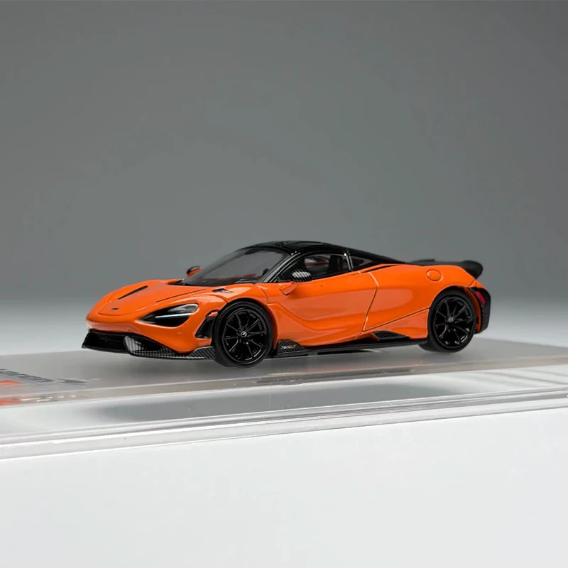 Diecast Original 1:64 Scale 765LT Simulation Alloy Car Model Static Display Collectible Souvenir Toy Gift Decoration