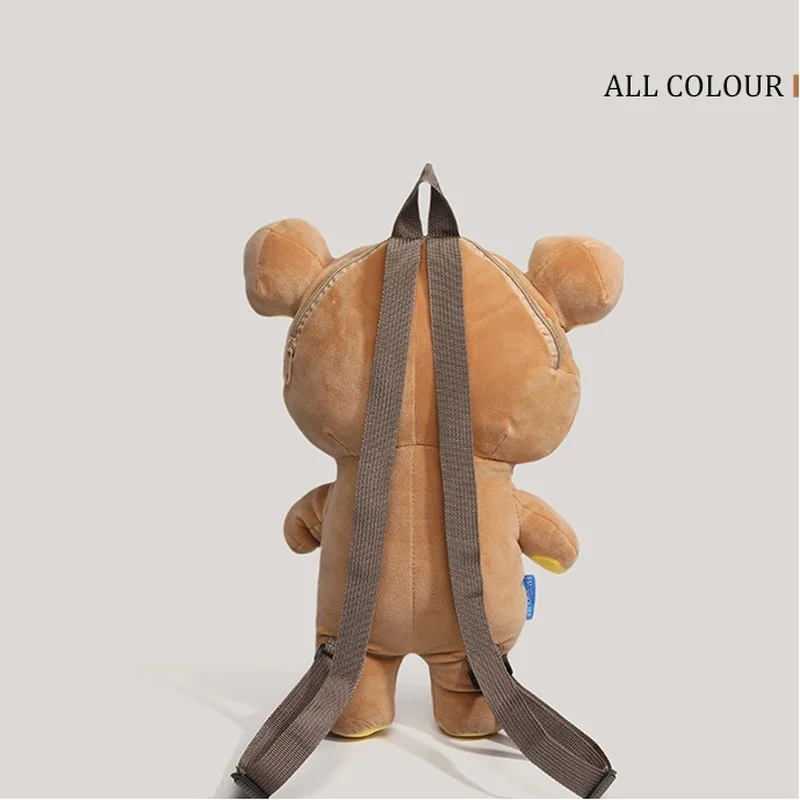 San-X Rilakkuma sac à dos en peluche grande capacité Kawaii ours cartable mignon fermeture éclair conception japonais JK Lolita inspiré sac de rangement