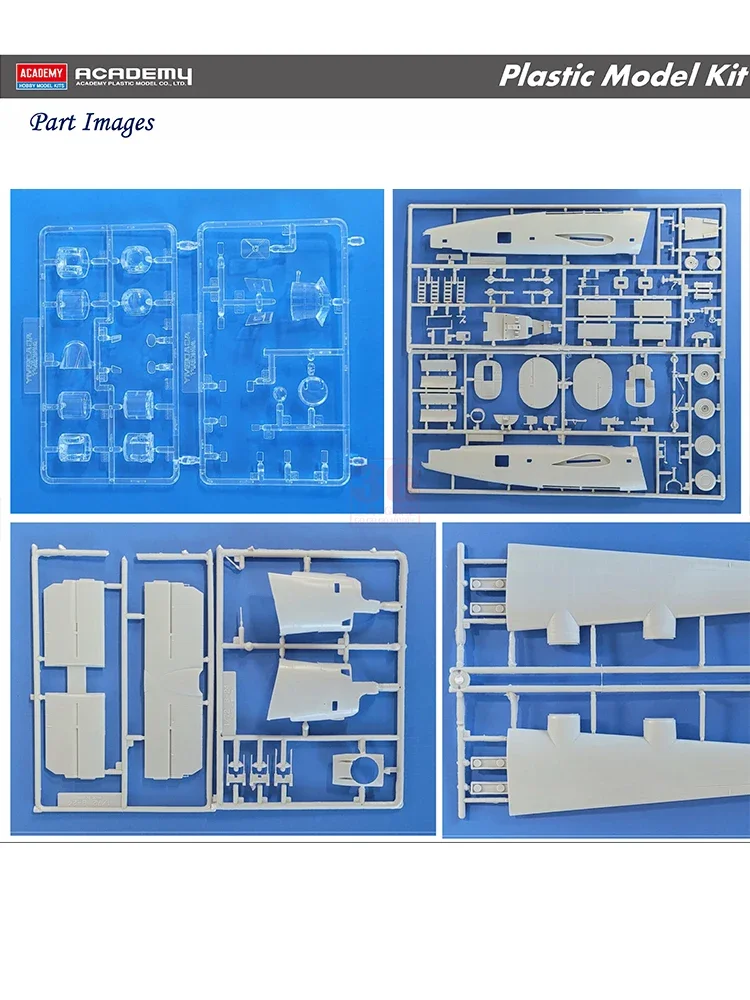 Kit de modèle d'avion assemblé Academy 12584 bombardier américain B-24H libérateur 1/72