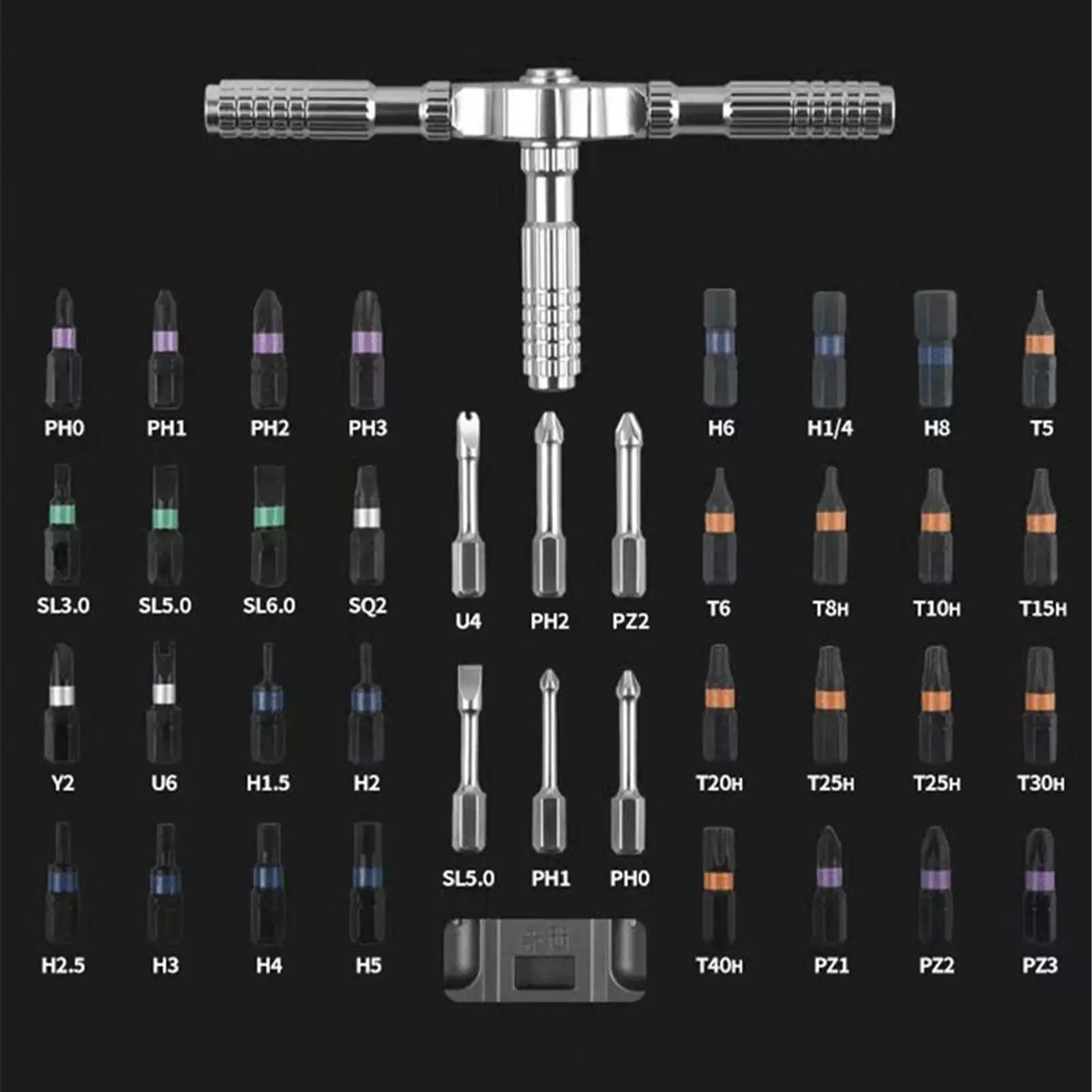 

Ratchet Set Multi Bit Free Combination Ratchet Screwdriver Set Precision Repair Tool Kit For Home Repair Bike Watch Eyeglass