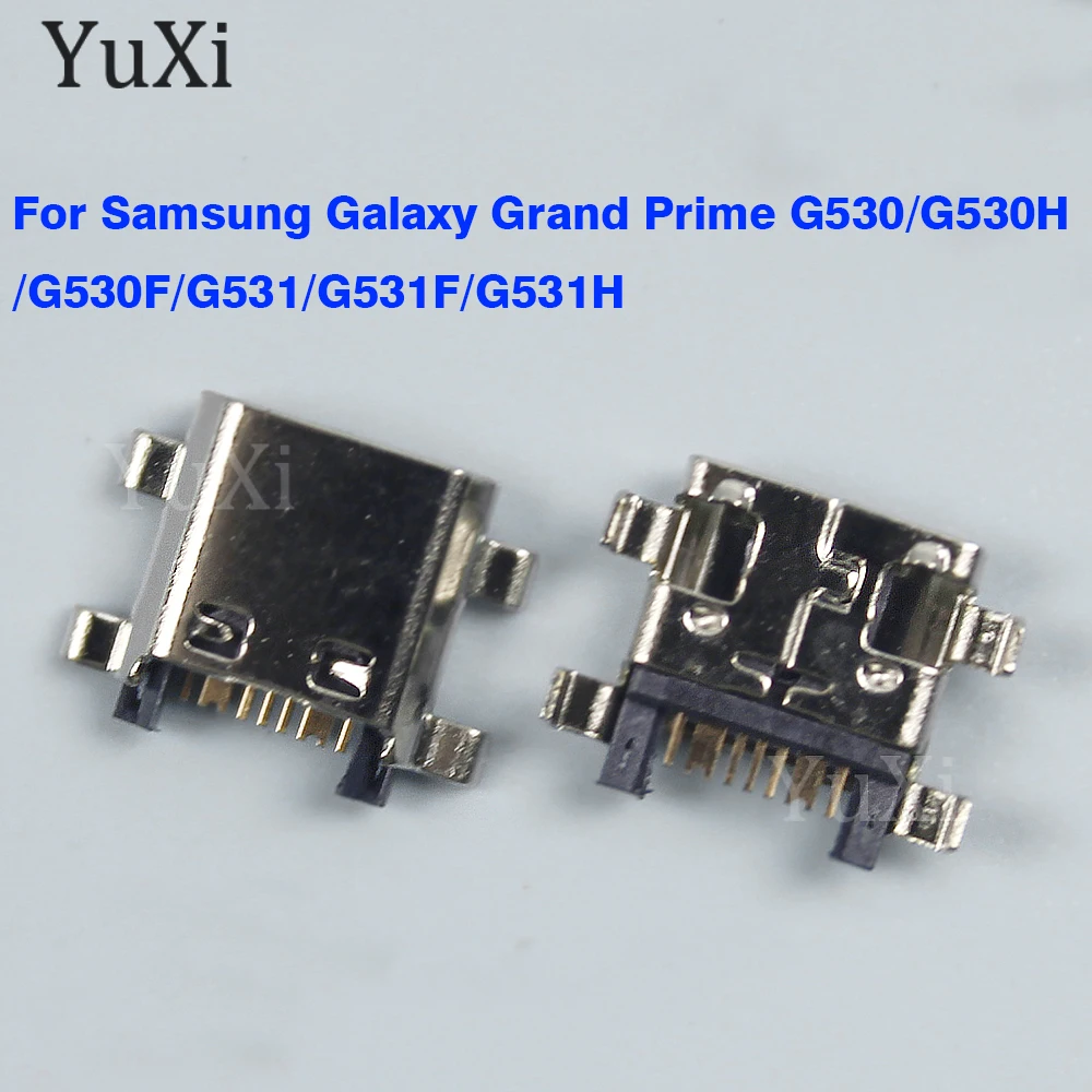 10pcs 7Pin Micro USB Charging Port Connector Socket Tail Plug For Samsung Galaxy Grand Prime G530 G530H G530F G531 FG531 G531H