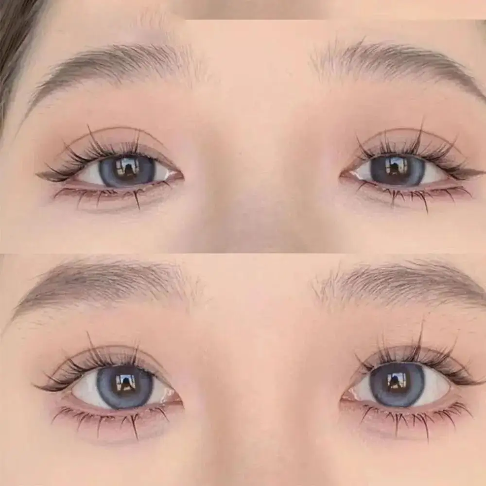 แต่งหน้าทุกวันขนตาล่าง Lash Grafting Single Cluster ขนตาปลอมภายใต้ขนตา Self-Adhesive Lash เครื่องมือแต่งหน้า