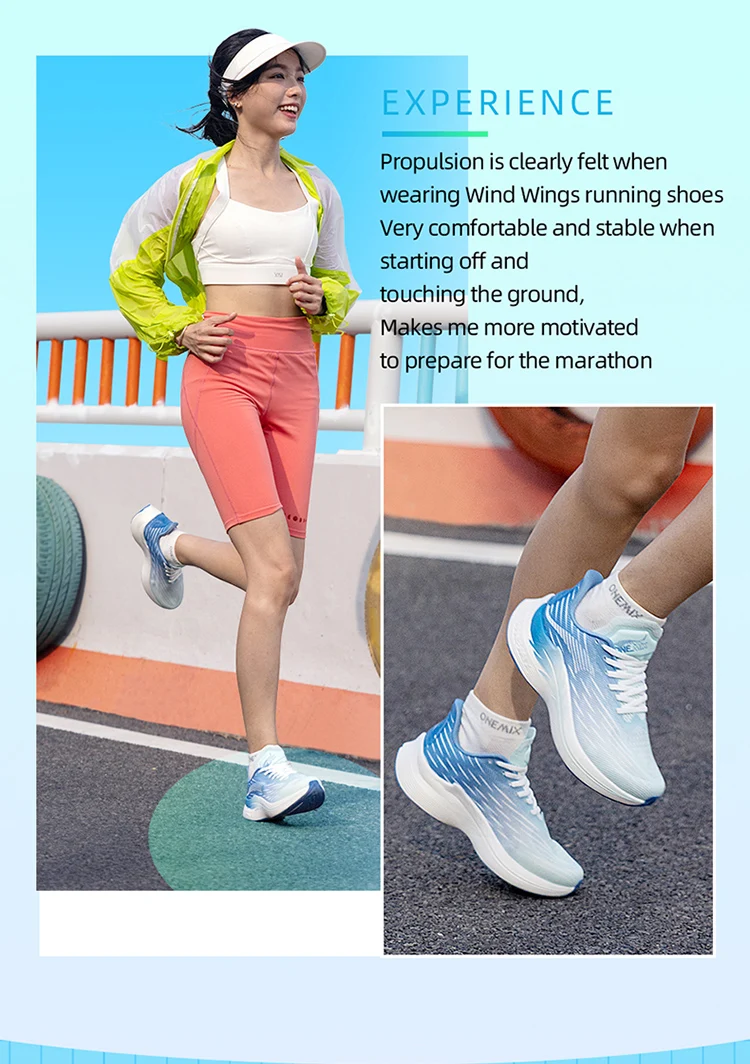 Onemix 2026 Wind Wings Atmungsaktive Speed-Laufschuhe für Herren, Marathon-Sport, Leichte Freizeitschuhe für Damen, Outdoor-Springseilschuhe – Detail 16