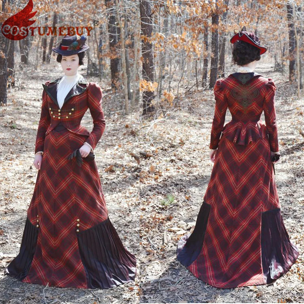 1890s Plaid Walking Dress Edwardian Suit Bustle Ball Gown Theatre  Historical Costume Victorian Dickens Christmas Dress Custom - AliExpress  200000532