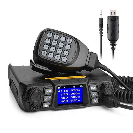 KST AM-9000D 75W VHF 55W UHF Dual Band Quad Standby Colorful Screen Compact Car Transceiver