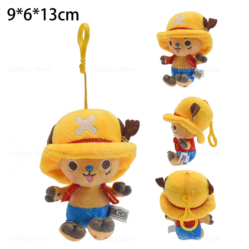 14 Stile Einteiliger Plüsch-Schlüsselanhänger Puppe Luffy Tony Chopper Sabo Ace Blumen-Blumen-Frucht Weiches Stofftier Rucksack-Ornamente Spielzeug – Detail 18