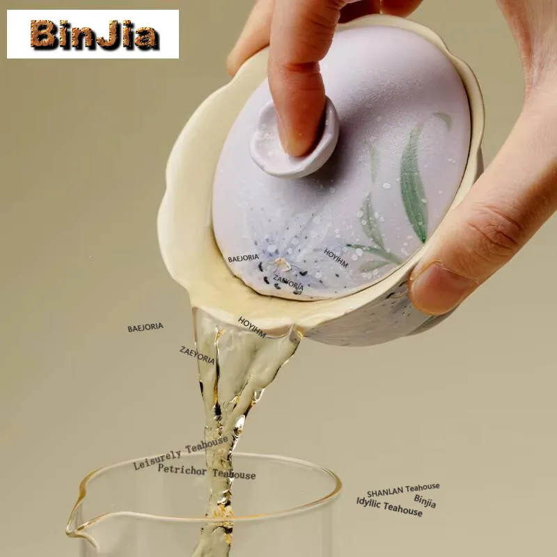 gaiwan-da-100ml-dipinto-a-mano-con-motivo-purple-mist-lily-estetico-con-coperchio-kit-per-la-preparazione-del-te-collezione-di-articoli-per-il-te