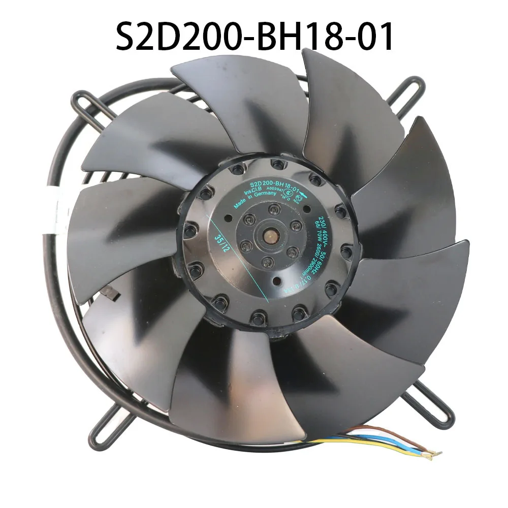 

Electric Cabinet high air volume Cooling Fan 230/400V 3~ 68/70W S2D200-BH18-01 radiator