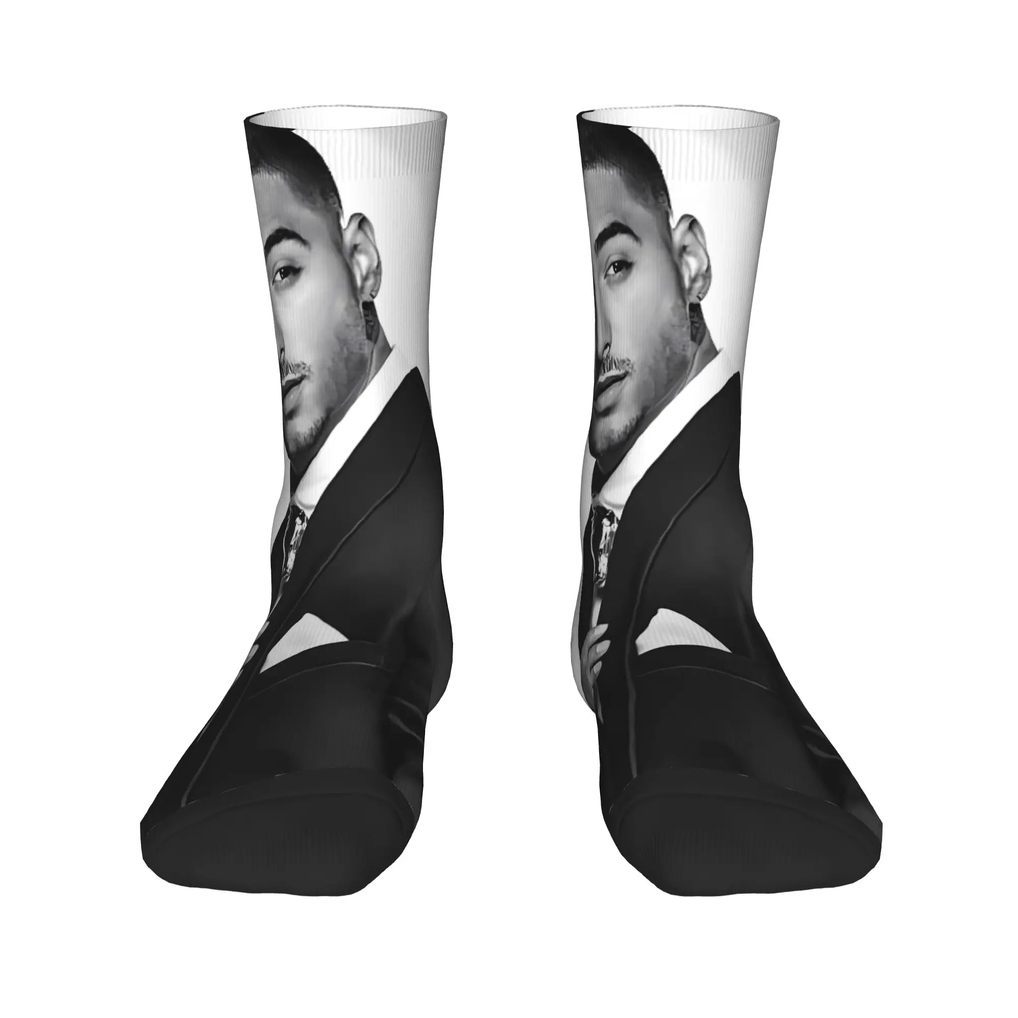 マルマラッパー コラージュソックス レトロストッキング 冬用滑り止めカップルソックス 通気性グラフィックスケートボードソックス