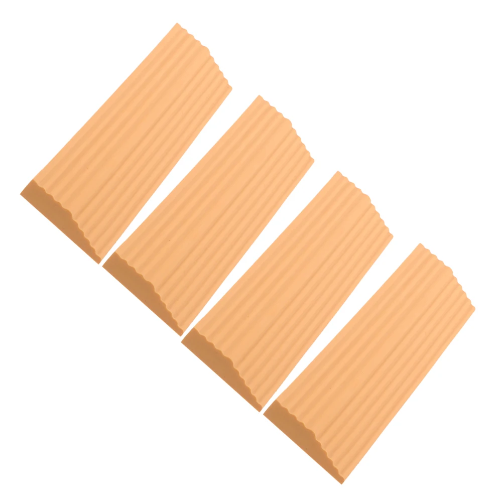 

4Pcs Sweeping Robot Climbing Mat Ramp Portable Doorway Ramps Curb Thresholds Doorways Skateboard Non Slip Surface Heavy Duty