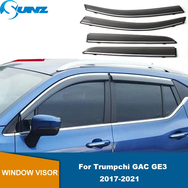 

Window Visor For Trumpchi GAC GE3 2017 2018 2019 2020 2021 2022 Car Side Window Wind Deflectors Vent Visors Sun Wind Rain Shield