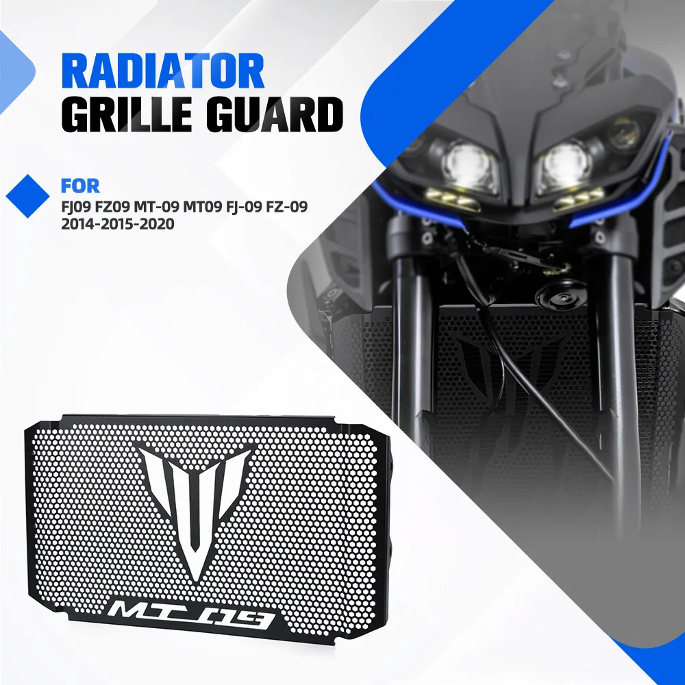 Motorcycle Aluminium Radiator Protection Grille Radiator Guard Cover For YAMAHA FJ09 FZ09 MT-09 MT09 FJ-09 FZ-09 2014-2015-2020