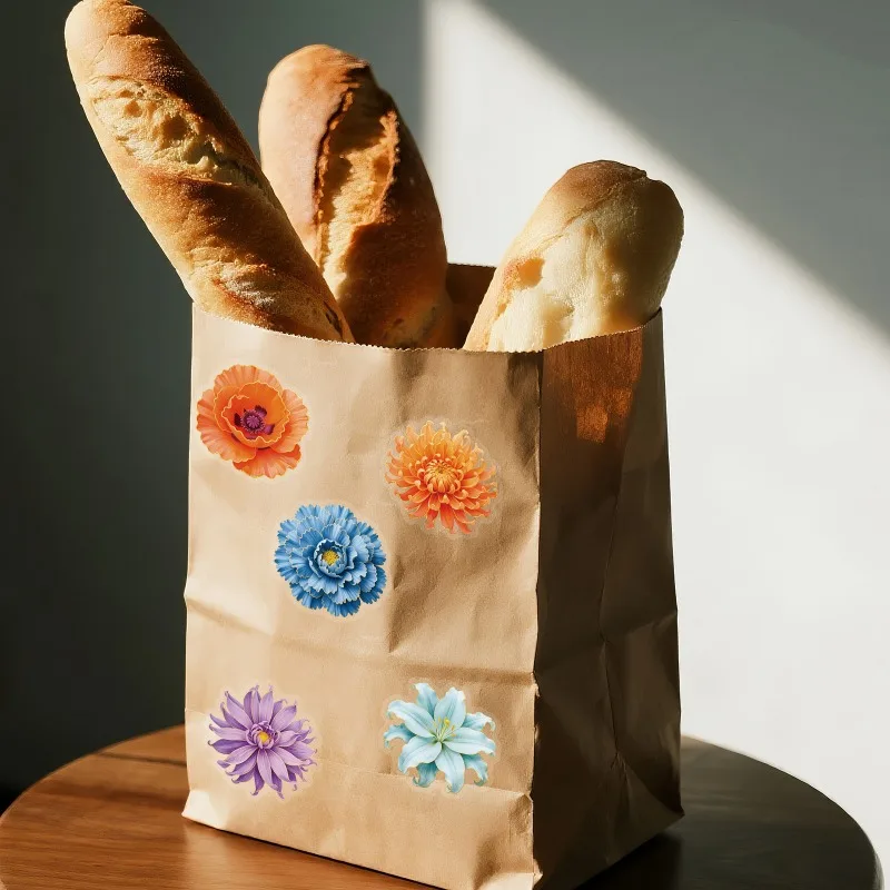 56pcs Cartoon Personalized Flower Pet Creative Graffiti Decorative Stickers