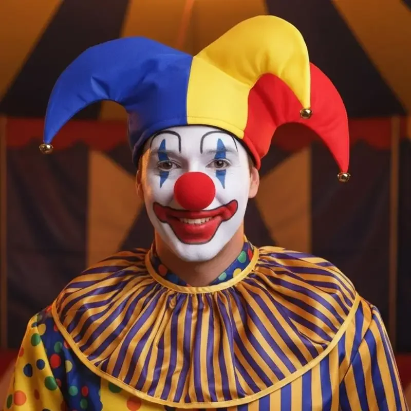 Mardi Gras Costume Accessories Foam Clown Nose Courts Hat Halloween Masquerades Cosplay Costume Assecories