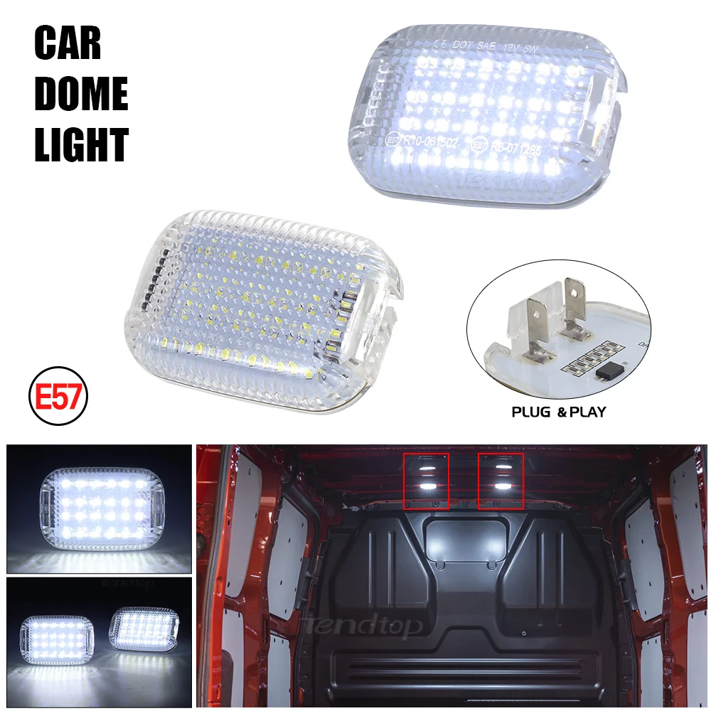 LED  Car Lights White Truck Bed Light Cargo  Interior LED Dome Light Cargo Area For 2015-2024 Ford Transit 150 250 350 Van