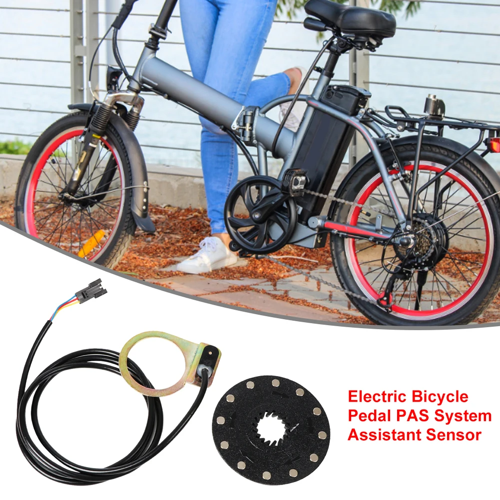 Assistant Sensor Electric Bicycle Pedal PAS System Assistant Sensor 8/12 Magnets Speed Sensor E-bike Cycling Accessories Parts