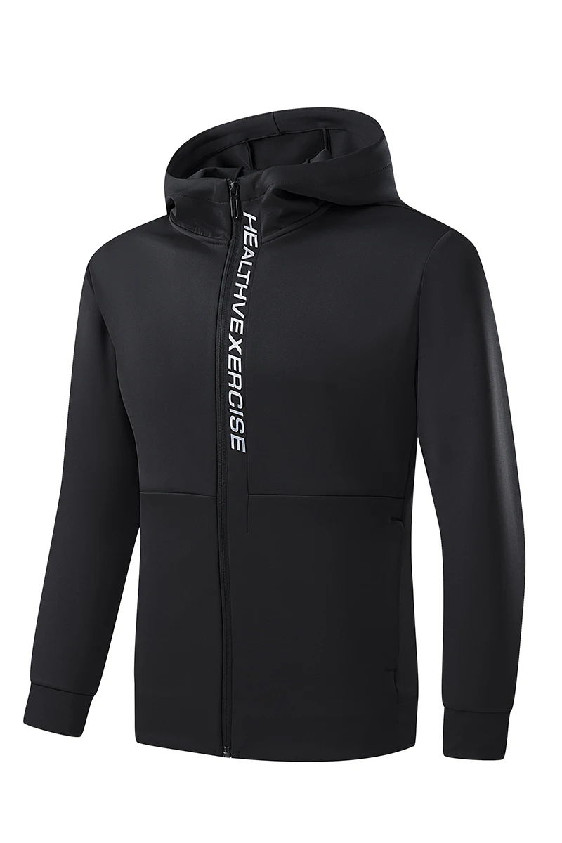 

Одежда для гольфа, куртка, толстовка, уличная водонепроницаемая однотонная зима-осень, мужское новое повседневное пальто, мужской свободный спортивный кардиган, верхняя одежда с капюшоном