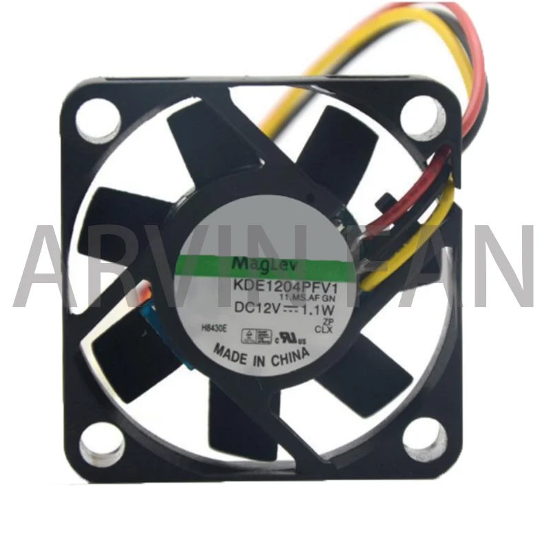 

Original 2pcs Maglev Cooling Fans KDE1204PFV1 4010 40mm DC 12V 1.1W 3 Wire Fan Switch Cooler