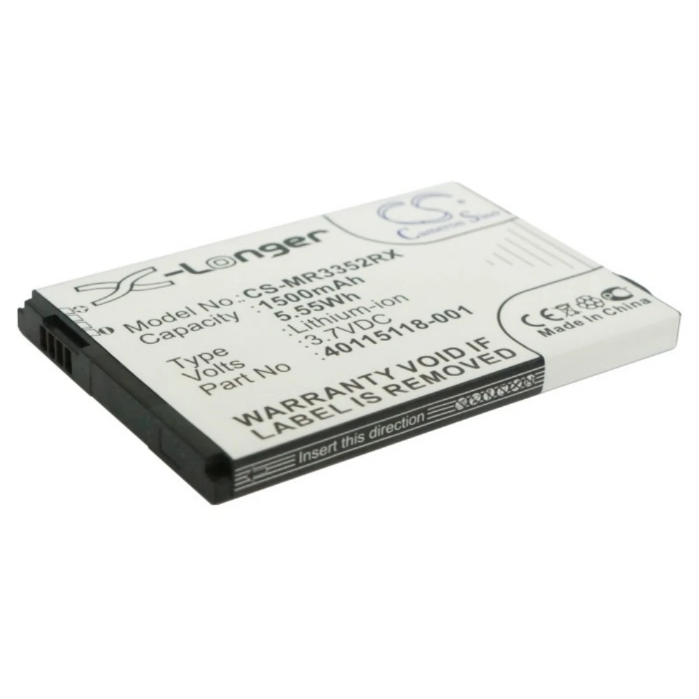 

Li-ion Hotspot Battery for Novatel Wireless, 3.7V, 1500mAh , Compatible Models: MiFi 3352, MiFi 4082