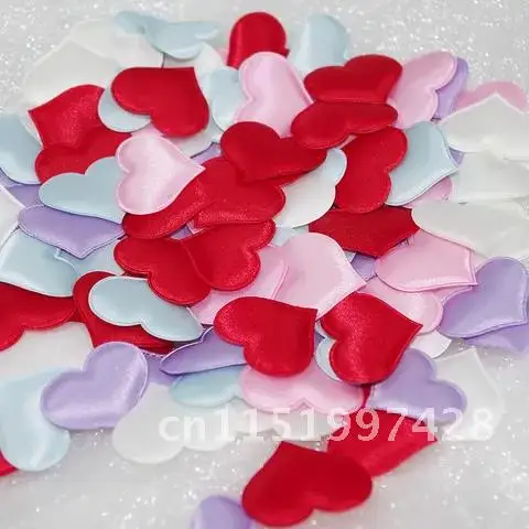 100Pcs Handmade Heart-Shaped Sponge Sprinkling Confetti Wedding Birthday Bachelor Party Diy Falling Petals Decoration Supplies