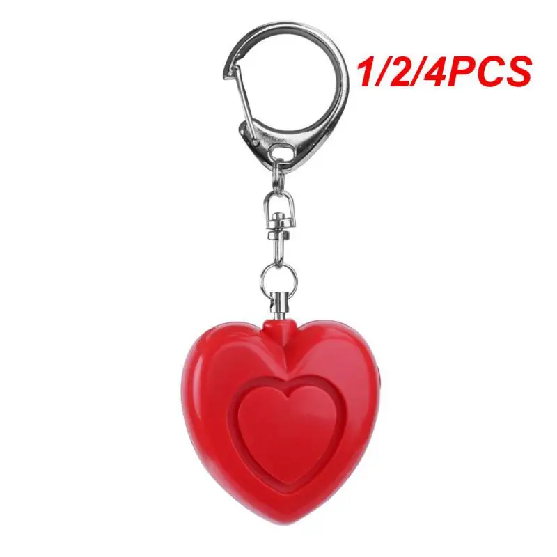 

1/2/4PCS Portable Emergency Girl Women Security Alarms Self-Defense 130 DB Decibels with LED Light Safety Key Chain Pedant