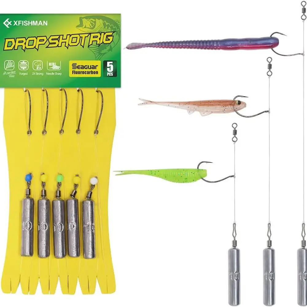 

Настройка для ловли окуня с крючками, грузилами и грузами