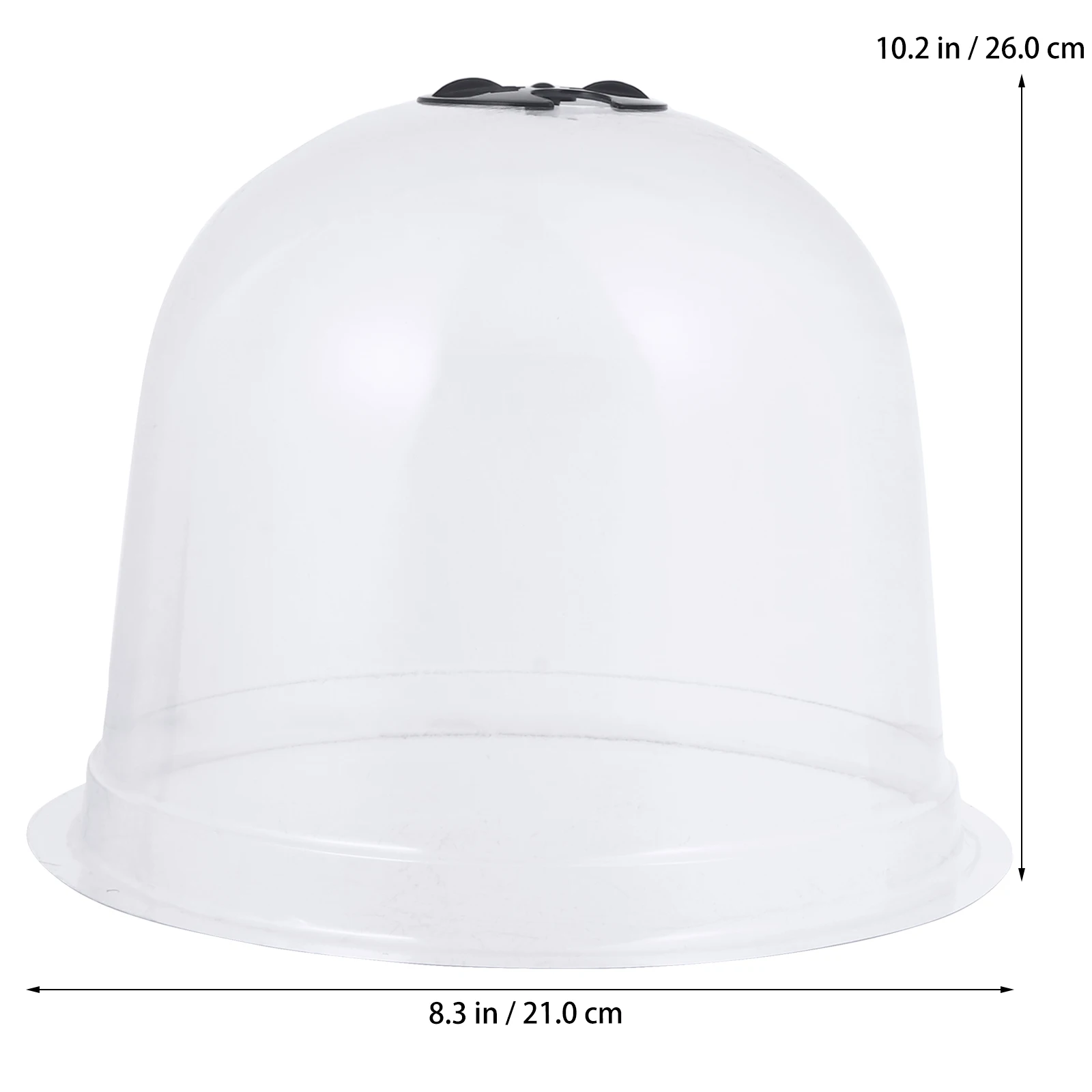 

6pcs Plant Dome Kit Clear PVC Seedling Cloche Sturdy Reusable Germination Tools Vegetable Plant Protection