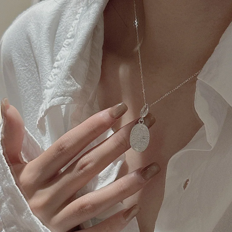 S925 Sterling Silver Necklaces For Women Simple Fashion Minimalist Pendant Necklaces Daisy Flower Necklace Birthday Gift