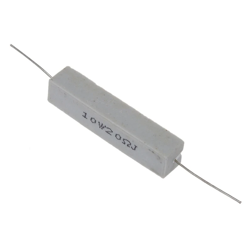 10X 10W 20 Ohm 5% Wirewound Ceramic Cement Resistor 10 Watt