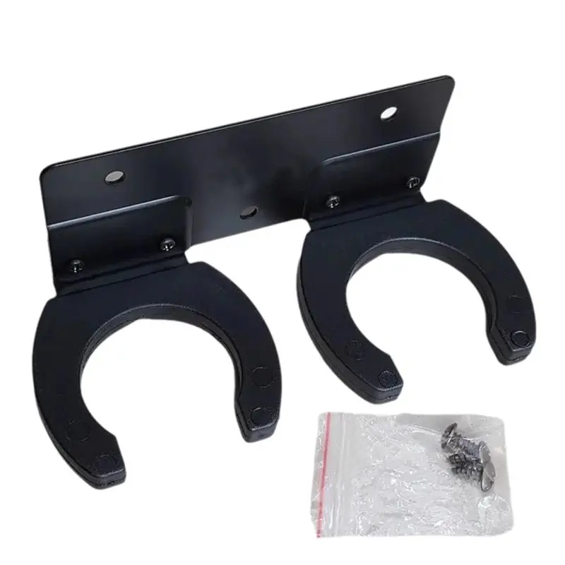 B86B Universal Wireless Microphone Hook Holder Wall Mounted Hanger Rack Clip for KTV Home Office