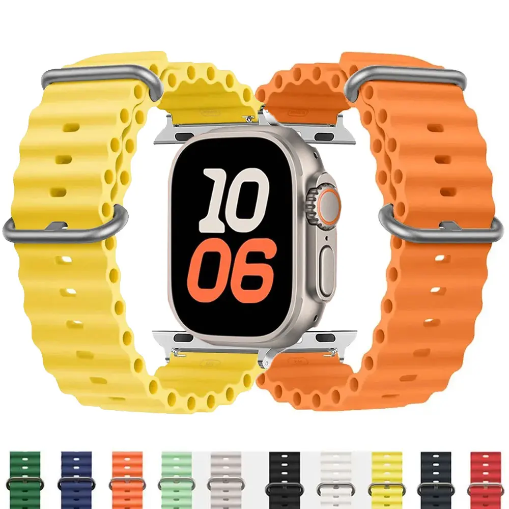 حزام لساعة أبل الترا باند 49 مللي متر 46 مللي متر 44 مللي متر 45 مللي متر 42 مللي متر 41 مللي متر 40 مللي متر 44 مللي متر 45 مللي متر المحيط حزام iWatch سلسلة 11 10 9 8 SE3 Ultra3 Band #1