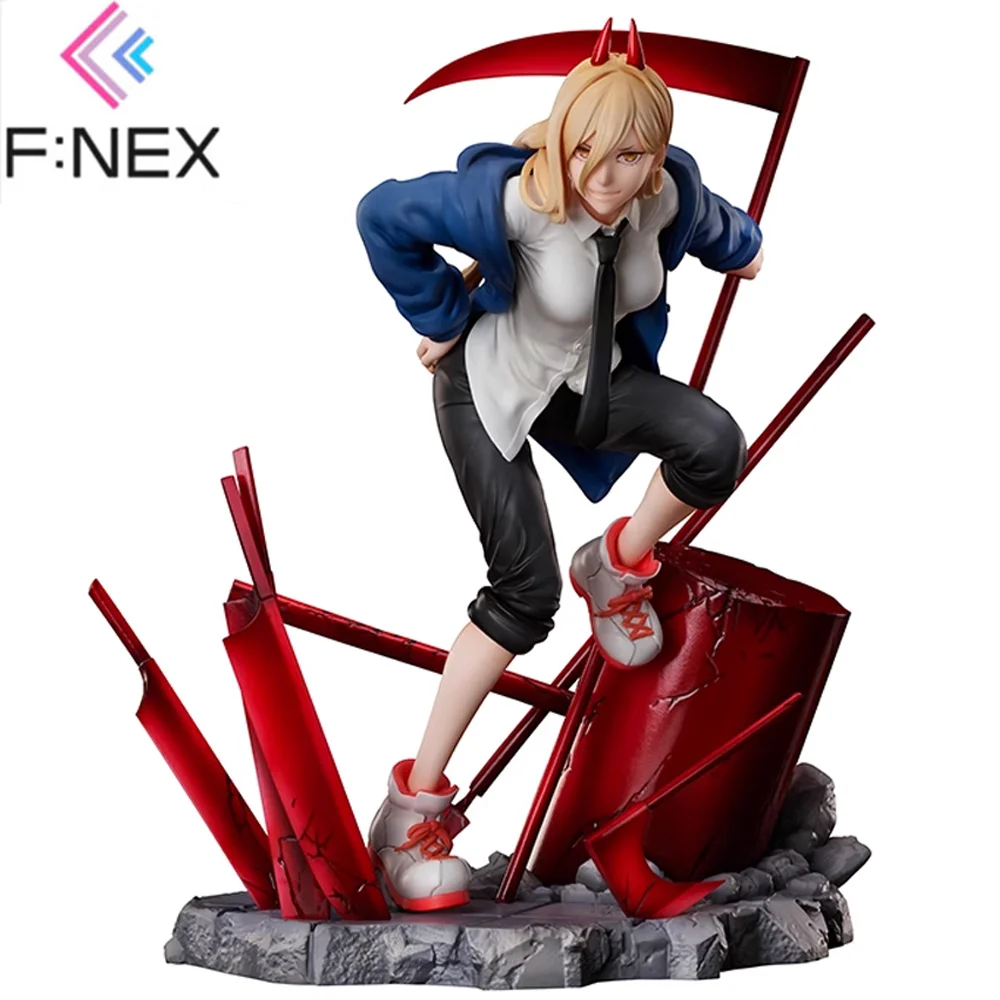 Original F NEX Chainsaw Man Power 1/7 Scale 20cm Figure Anime Action Model Collectible Toys Gift