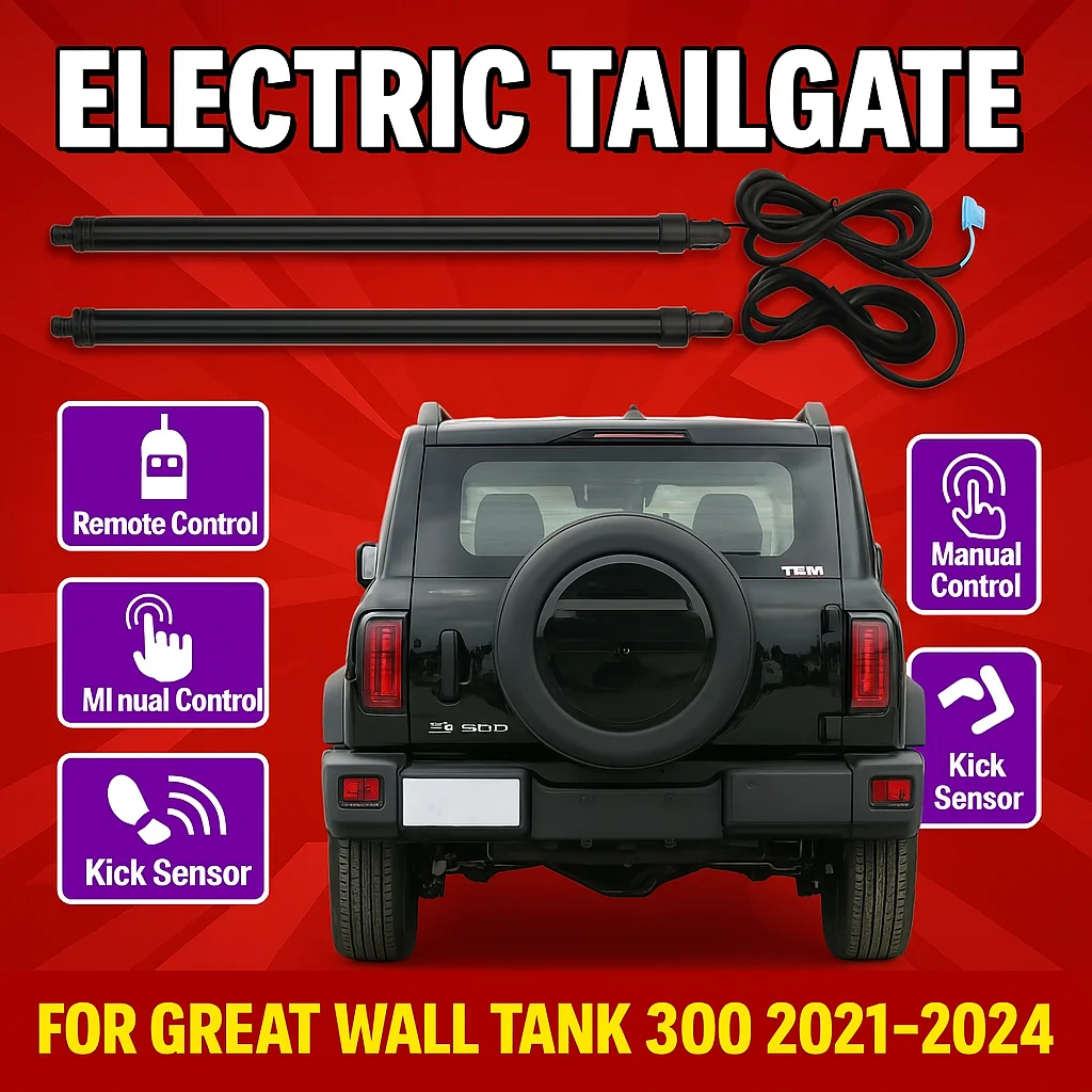 

For Great Wall Tank 300 2021-2024 Control of the Trunk Electric Tailgate Car Lift Automatic Trunk Opening Drift Drive Power Gate